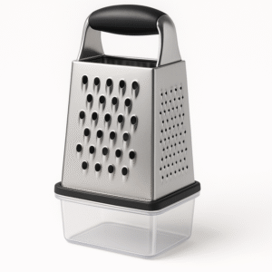 Stainless Steel Grater with Container